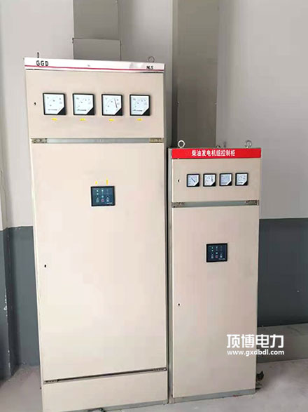 广西顶博发电机组制造控制器(面板)工作原理